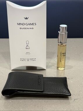 Mind Games Queening Unisex Gourmand Extrait De Parfum with Travel Pouch. New